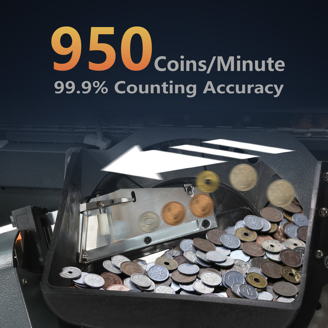 Moricash C-600 Coin Counter & Sorter