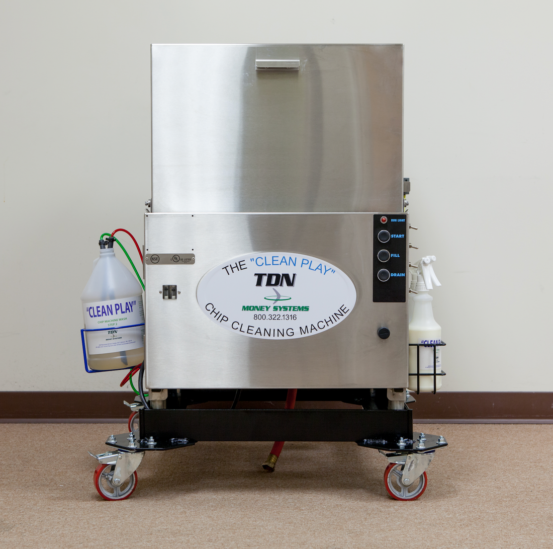 Clean Play Chip and Bill Validator Box Cleaning Machine