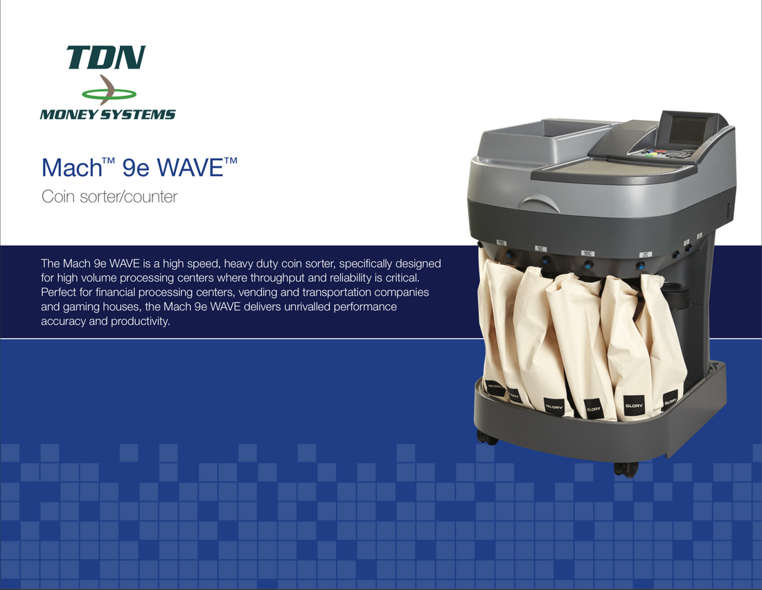 MACH 9e WAVE Coin Sorter/Counter