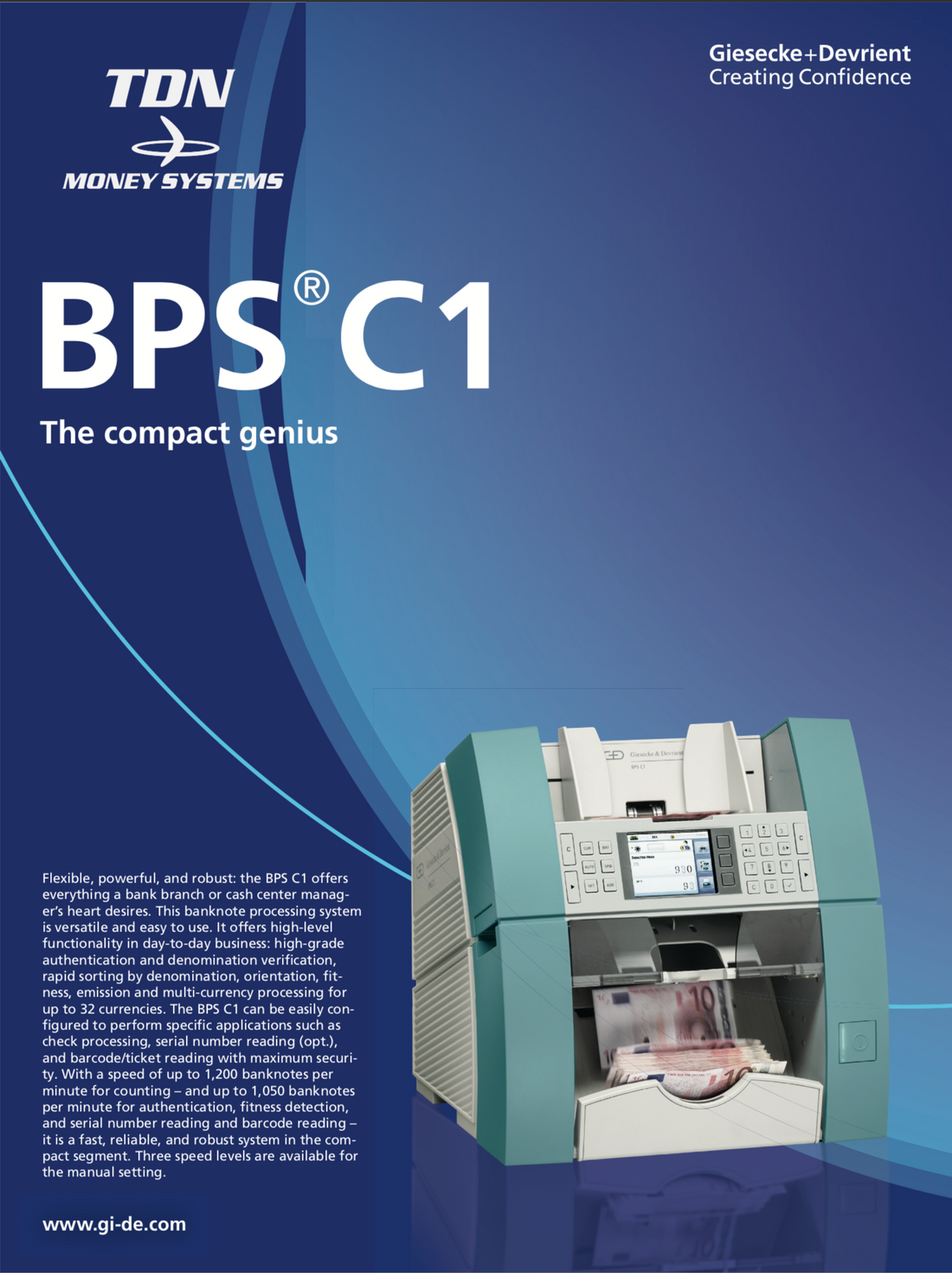 BPS C1 Two Pocket Sorter: 1 Sorting Pocket and 1 Reject Pocket