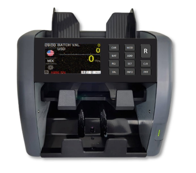 TC-8500 1+1 POCKET Friction Banknote Counter