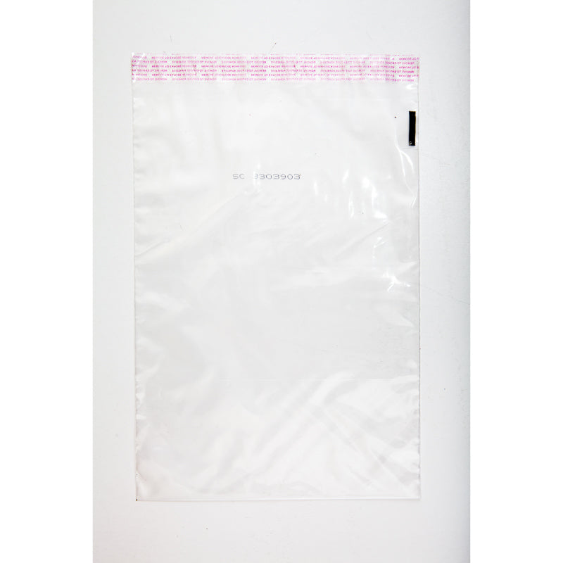 TDN Tamper Evident Clear Hopper Fill Bag 9" x 17" Case of 500